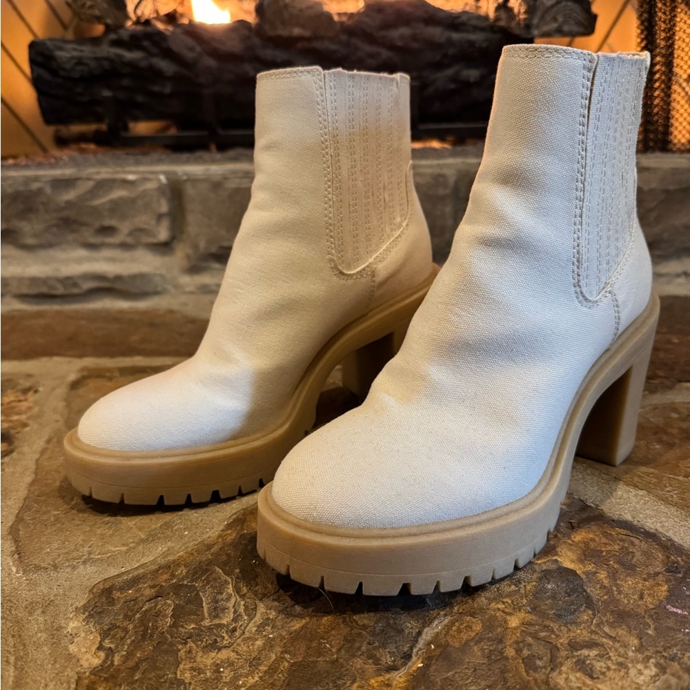 Dolce Vita Caster Lug Sole Heeled Boots